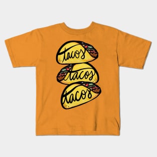 Tacos Tacos Taco Tuesday! Kids T-Shirt